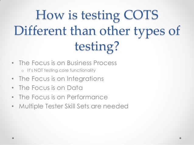 Testing IT: An Off-the-Shelf Software Testing Process